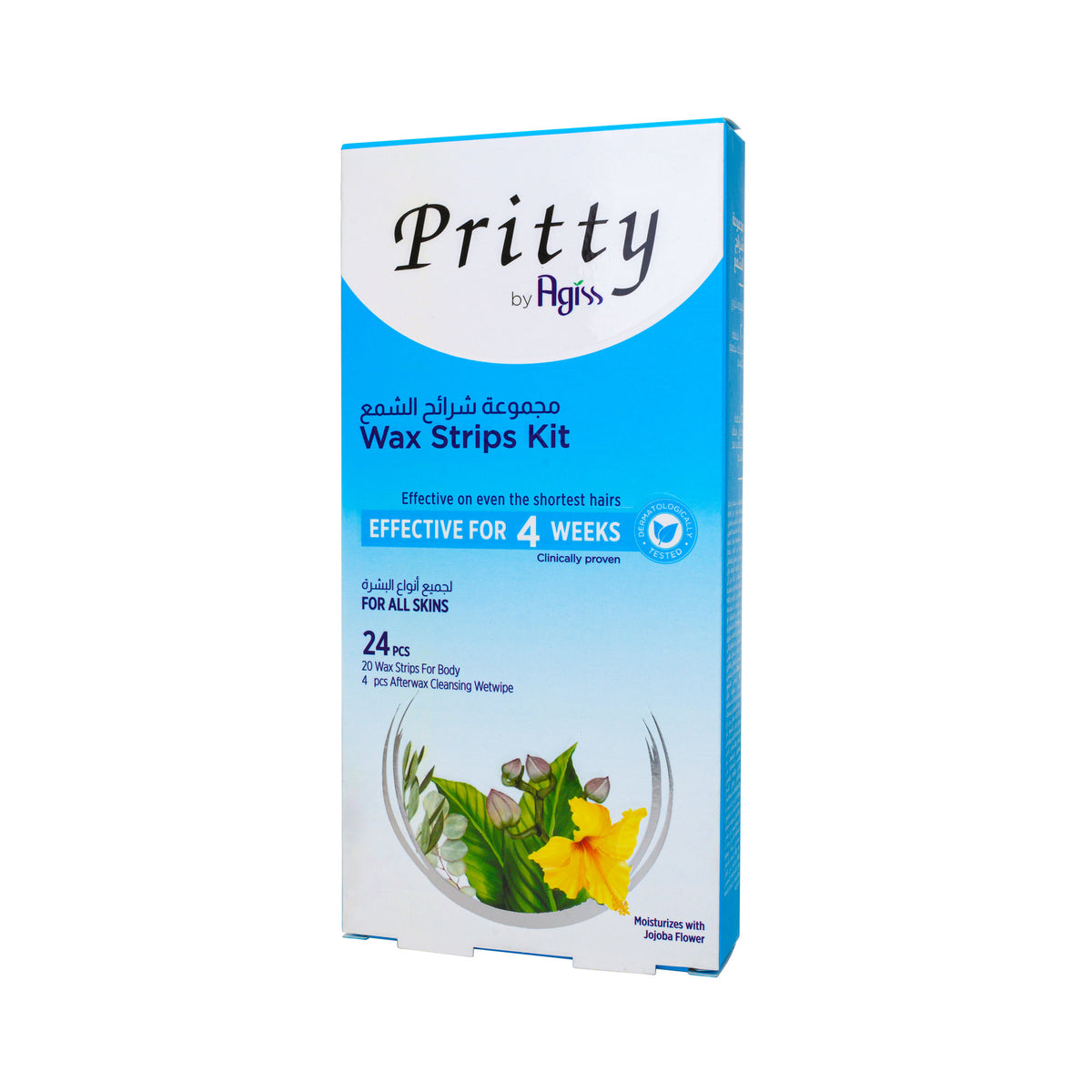 Pritty Body Wax Strips All Skin Types 24s