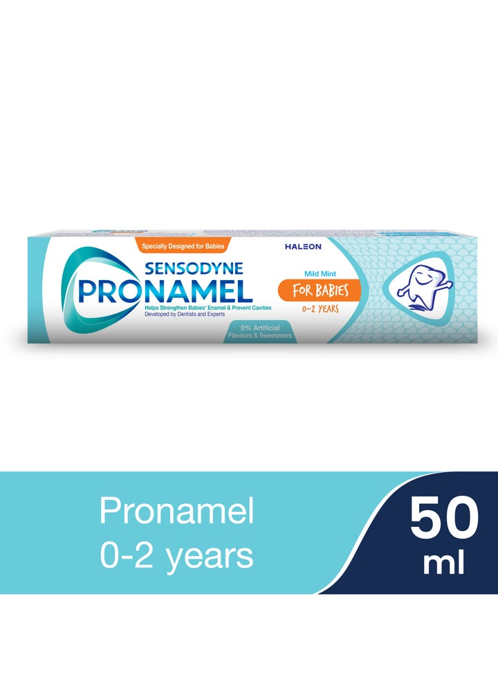 Sensodyne Pronamel Kids Milk Teeth Toothpaste 0-2 Years 50ml