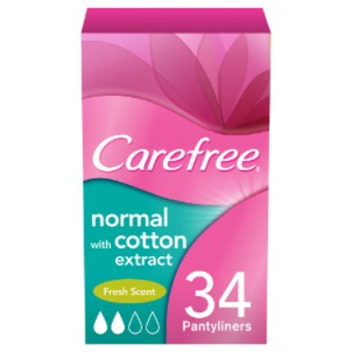 Carefree Fresh Panty Liners 34 Liners