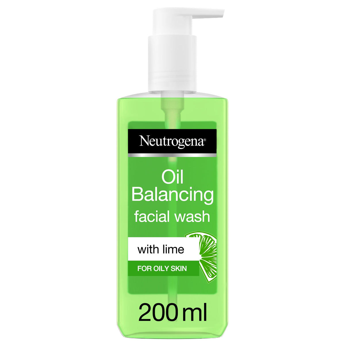 Neutrogena Oil Balancing Face Wash Lime for Oily Skin 200ml