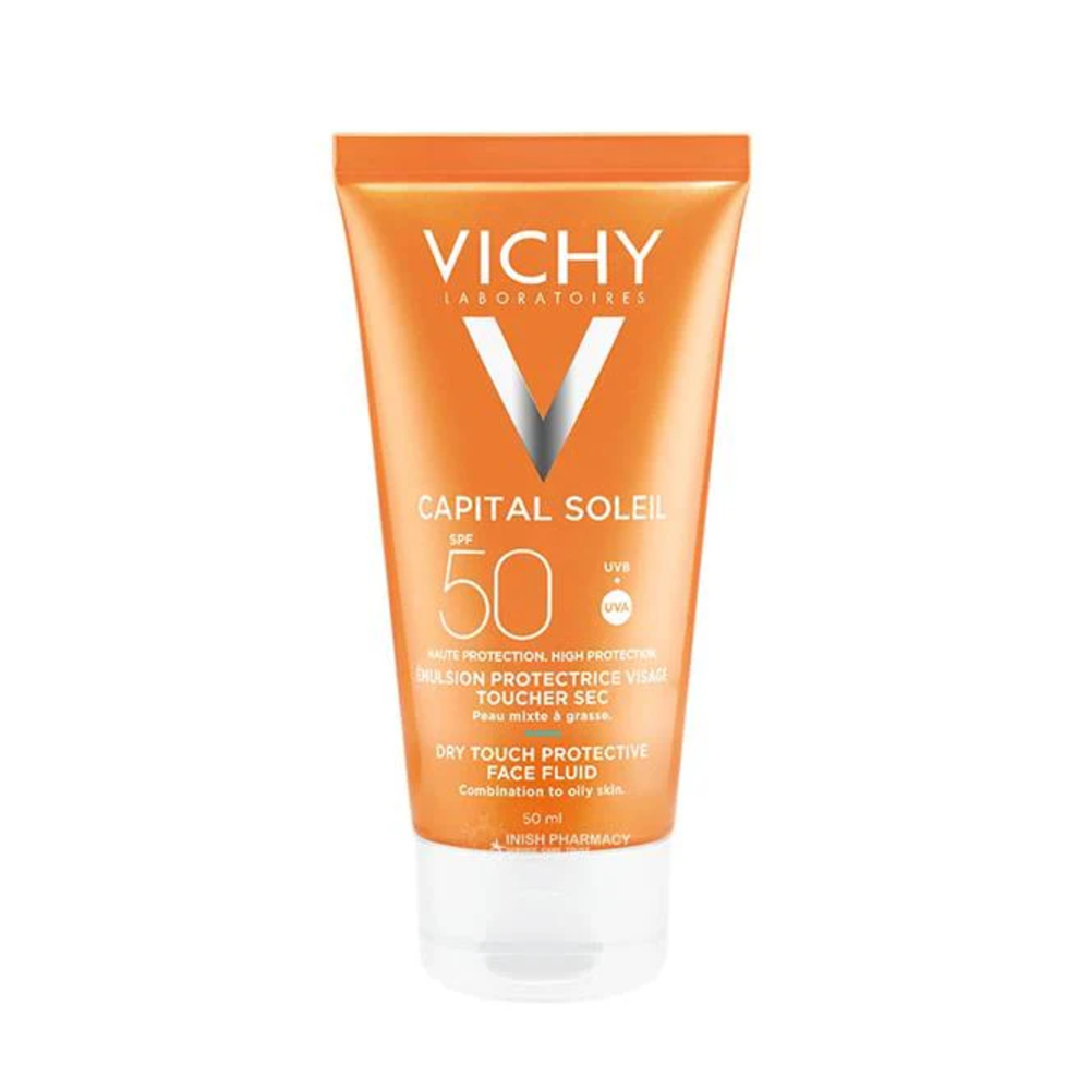 Vichy Capital Soleil Dry Touch Anti-Shine Sunscreen SPF50 50ml – Oily & Combination Skin