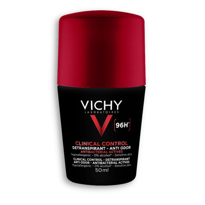 Vichy Clinical Control Anti-Perspirant Deodorant Roll-On 96H 50ml