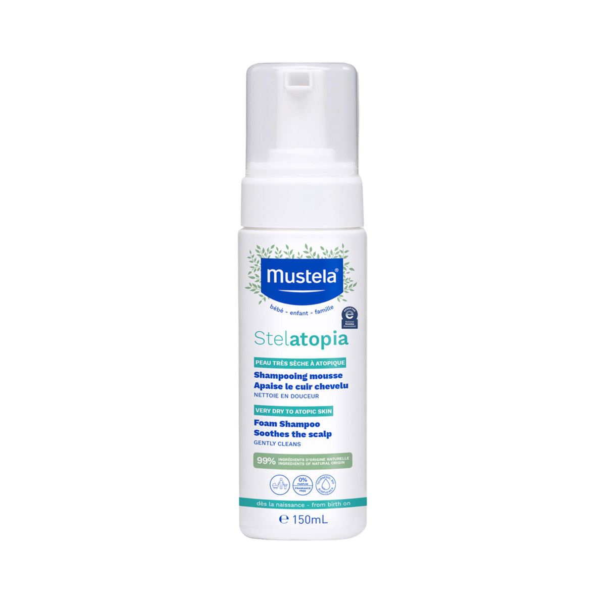 Mustela Stelatopia Foam Shampoo 150ml