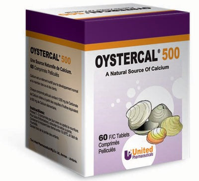 Oystercal 500Mg 60 Tablets