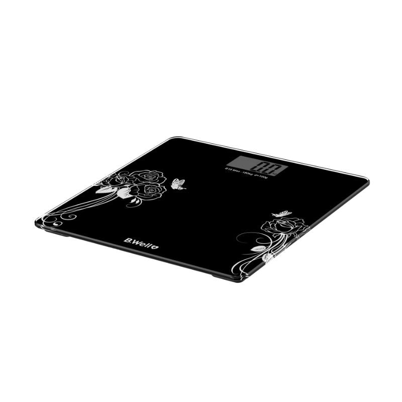 B.Well Electronic Personal Scale Black (PRO-165)