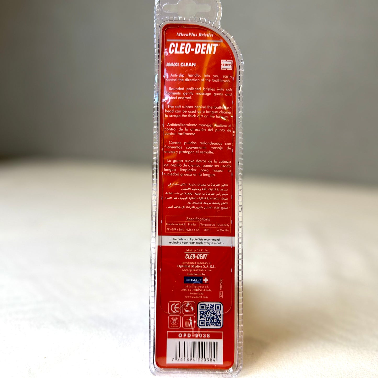 Cleo Dent Maxi Clean Toothbrush Soft OPD-2038