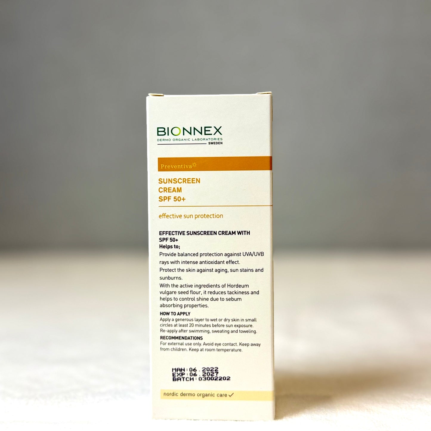 Bionnex Perfederm Sunscreen Cream SPF 50