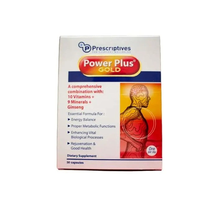 Power Plus Gold Capsules, 30 Pieces