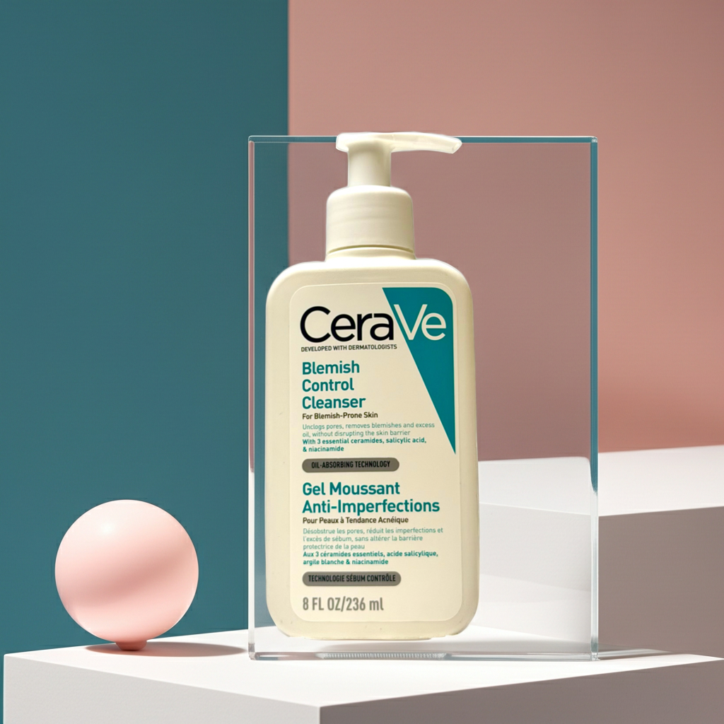 CeraVe Blemish Control Cleanser 236ml β 2% Salicylic Acid Face Wash for Acne-Prone Skin
