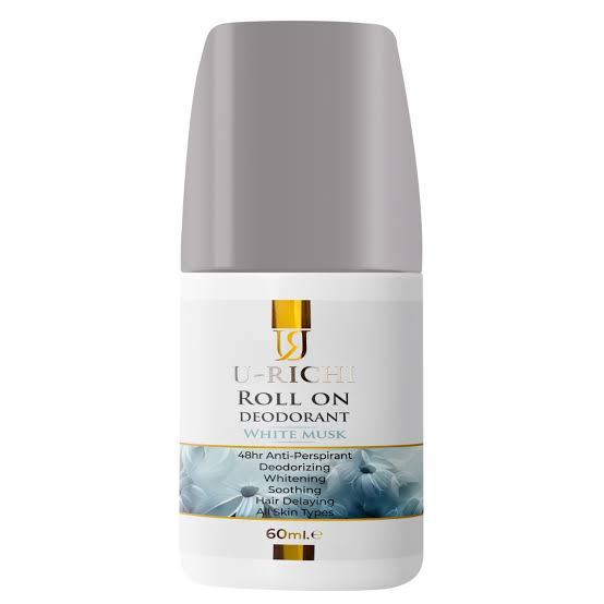 U-Richi Roll On Deodorant White Musk 60Ml + White Musk Body Lotion 226Ml