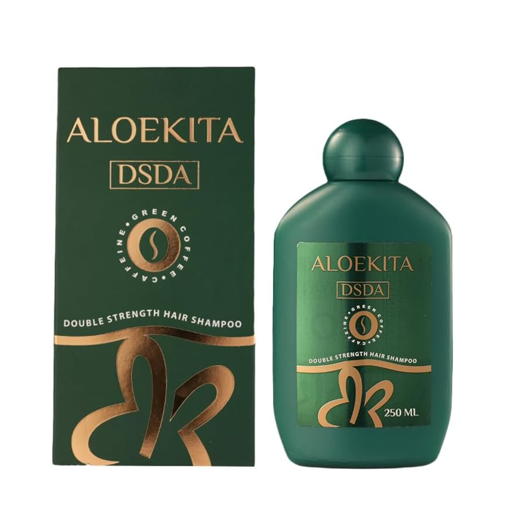 Aloekita Double Strength DSDA Aloe Vera Strengthening Shampoo for Weak, Thinning & Damaged Hair, 250ml