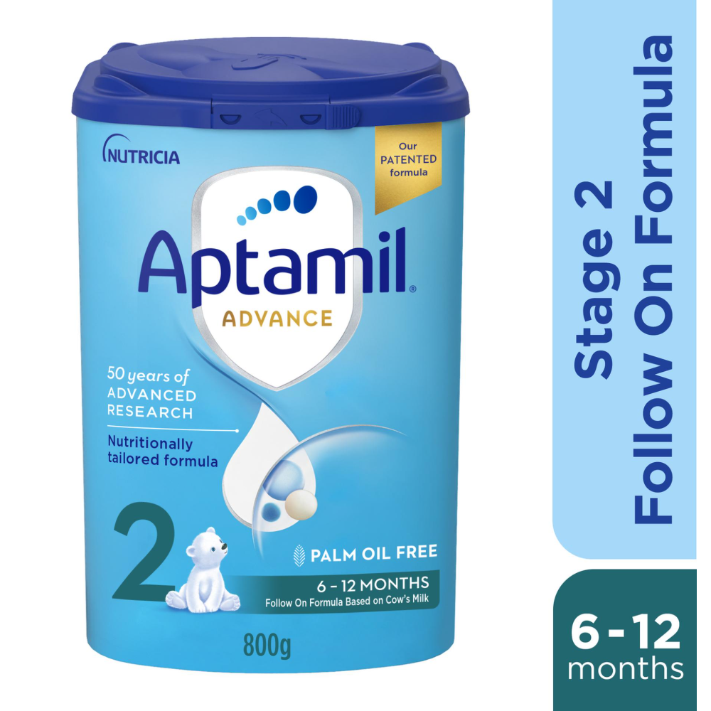 Aptamil Advance 2 Follow On Formula From 6-12 Months, 800G