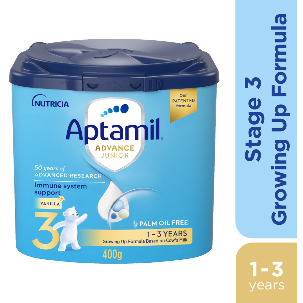 Aptamil Advance Junior 3 Growing Up Formula From 1-3 Years, 400G