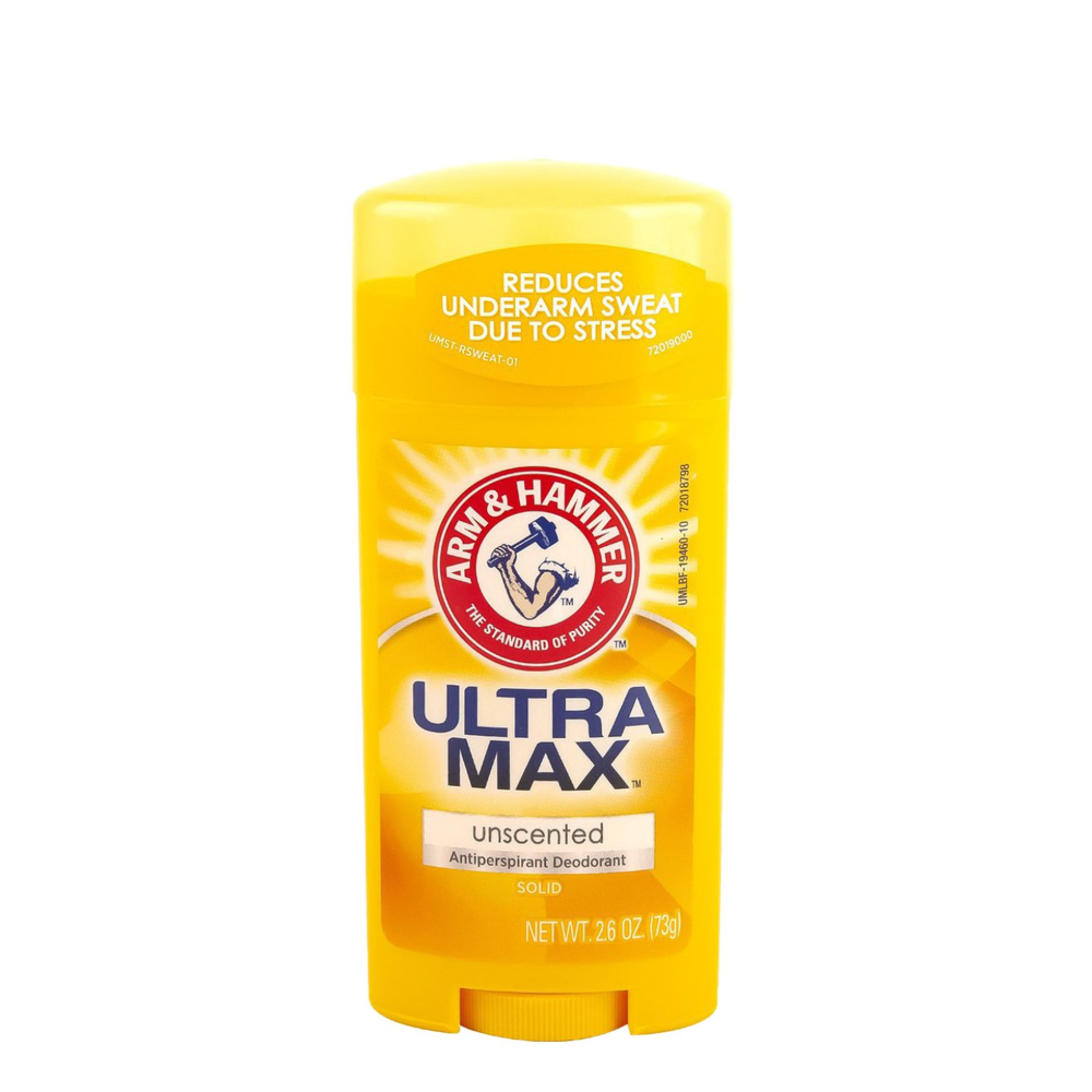 Arm & Hammer Ultra Max Unscented Deodorant, 73G