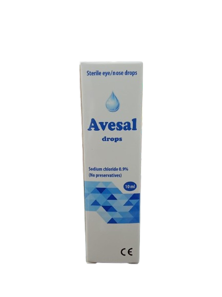 Avesal Sterile Saline Drops 10ml | Eye & Nasal Relief
