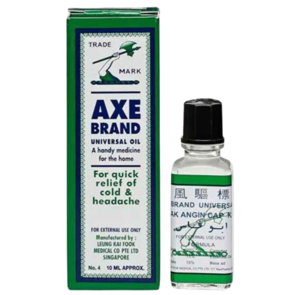 Axe Brand Universal Oil 10ml | Medicated Oil for Headache, Cold & Pain