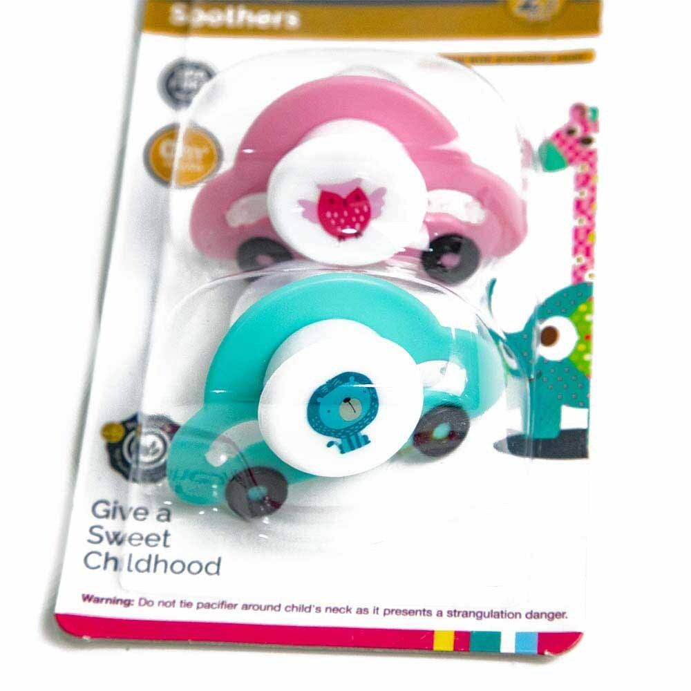 Baby Plus 5173 Car Pacifier Pack Of 2 Pieces