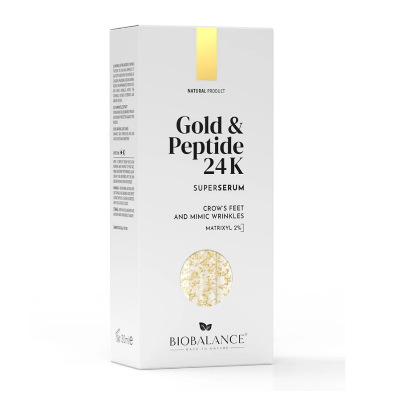 Bio Balance Anti-Wrinkle 24k Gold & Peptide Super Facial Serum, 30ml