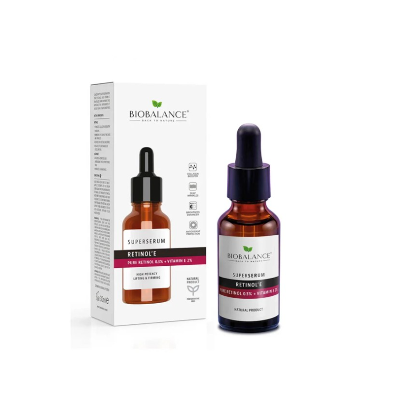 Bio Balance Lifting, Firming & Brightening Face Serum With Retinol & Vitamin E, 30ml