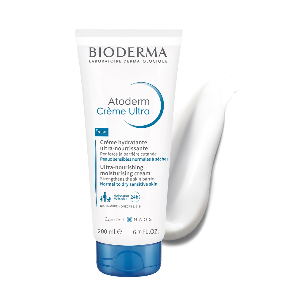 Bioderma Atoderm Cream Ultra Nourishing Moisturising Cream, 200ml