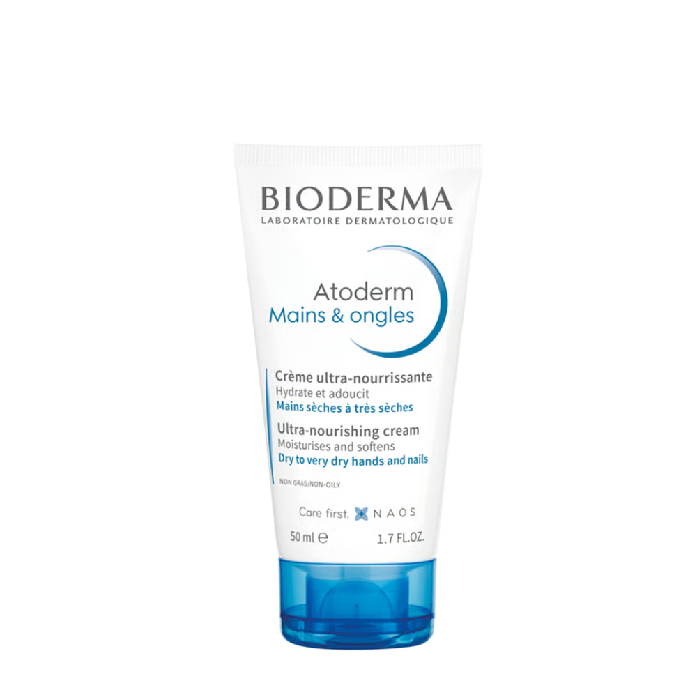 Bioderma Atoderm Ultra-Nourishing Hand & Nail Cream for Dry & Sensitive Skin, 50ml
