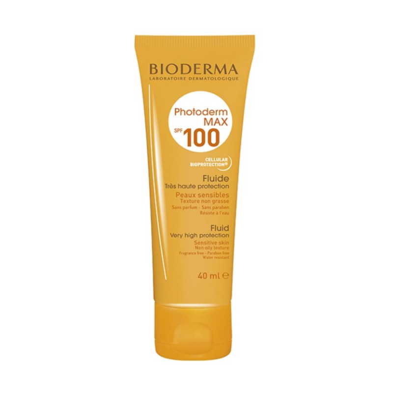 Bioderma Photoderm Max SPF100 Water-Resistant Sunscreen for Sensitive Skin, Face & Body, 100ml