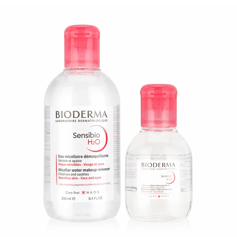 Bioderma Sensibio H2O Micellar Water for Sensitive Skin Offer Pack (500ml + 250ml)