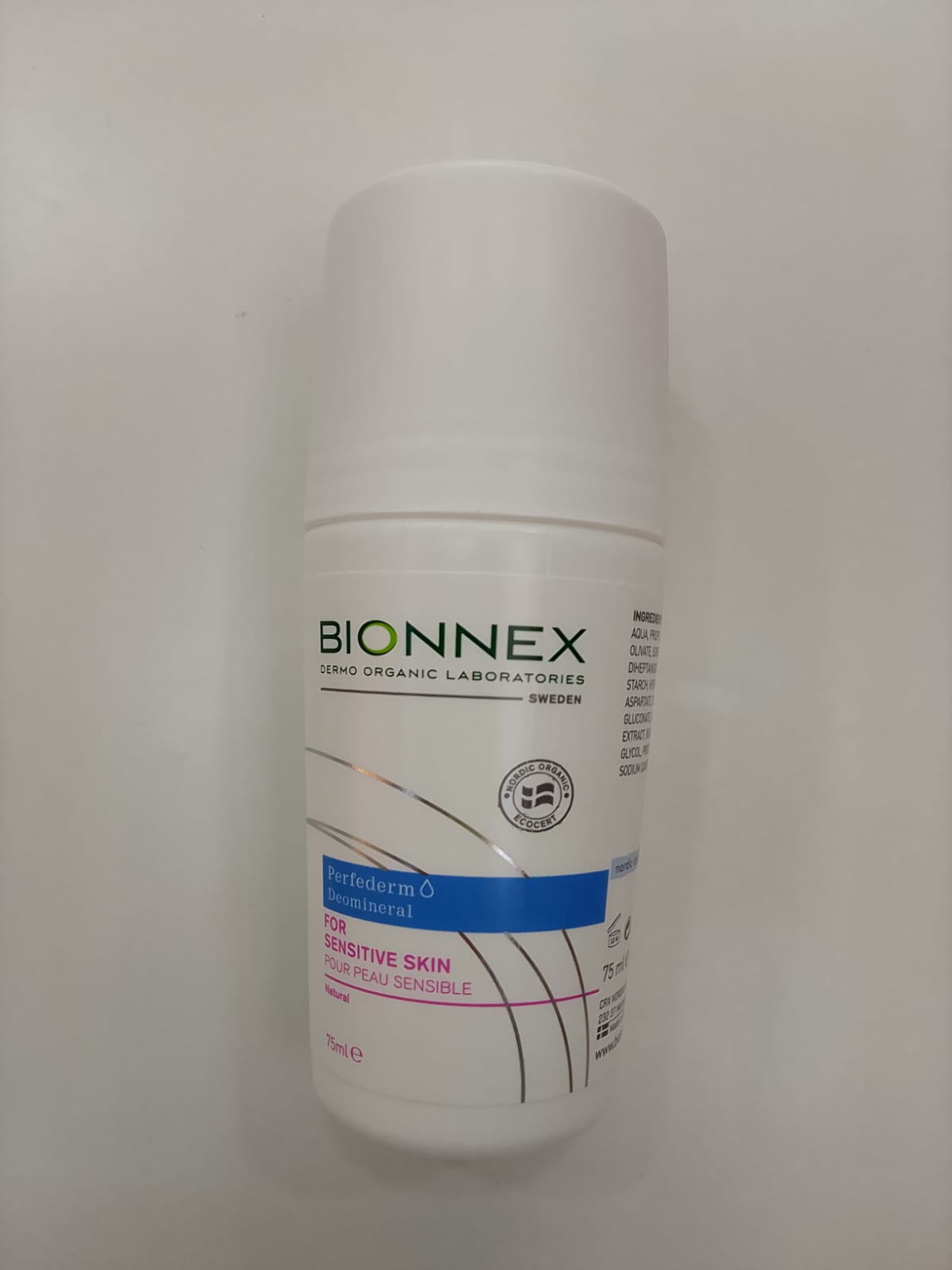 Bionnex Perfederm Deo Mineral Roll-On Deodorant 75ml