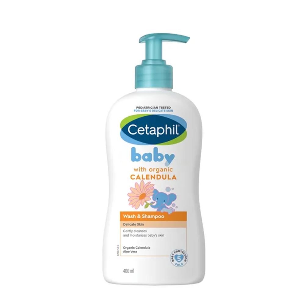 Cetaphil Baby Calendula Wash & Shampoo 400ml