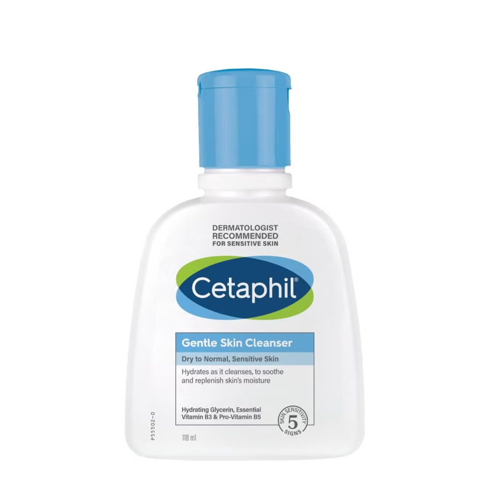 Cetaphil Gentle Skin Cleanser for Dry to Normal Sensitive Skin 118ml