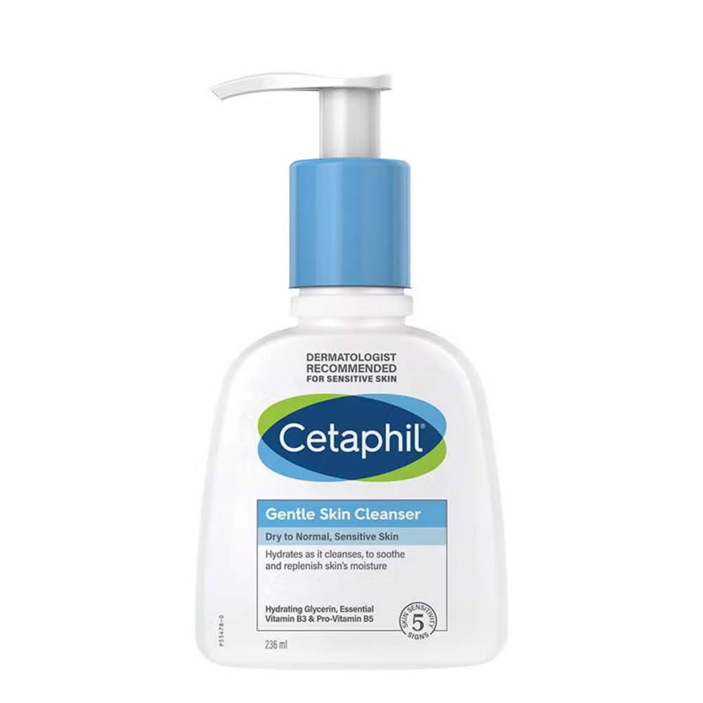 Cetaphil Gentle Skin Cleanser for Dry to Normal Sensitive Skin 236ml