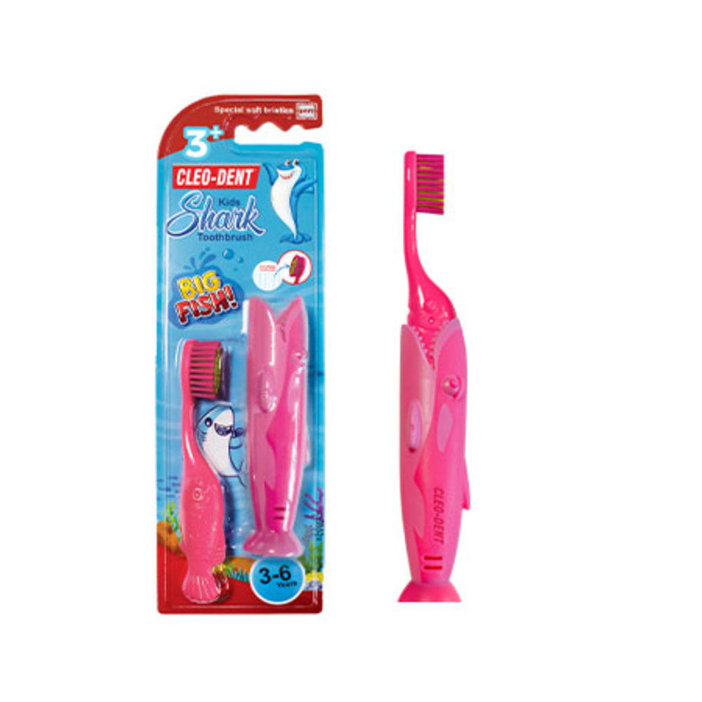 Cleo-Dent Kids Shark Toothbrush