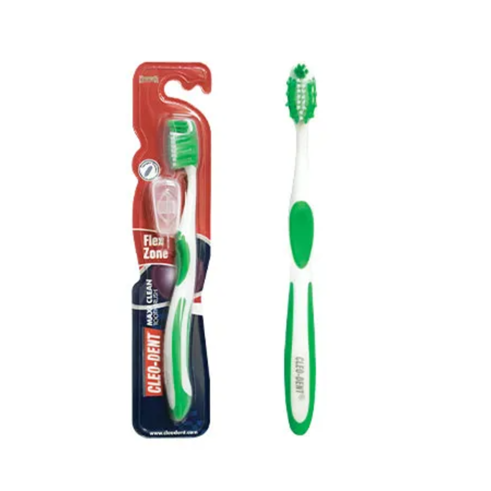Cleo-Dent Maxi Clean Medium Tooth Brush