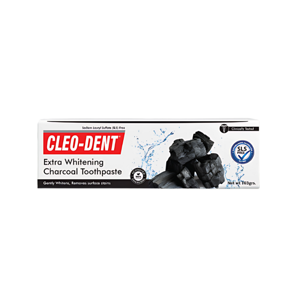 CLEO-DENT TOOTH PASTE CHARCOAL 75ML OPD 2060
