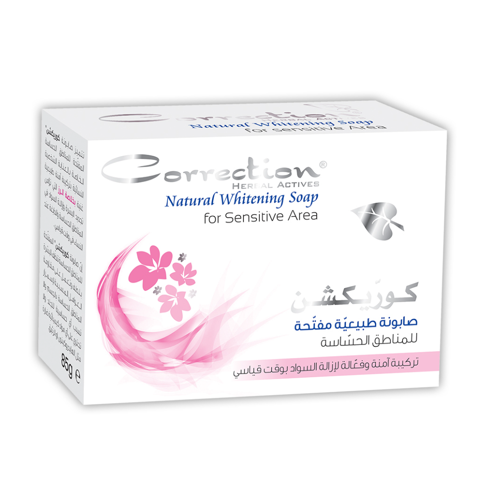 Correction Natural Whitening Soap for Sensitive Areas 85g – Gentle Brightening Bar