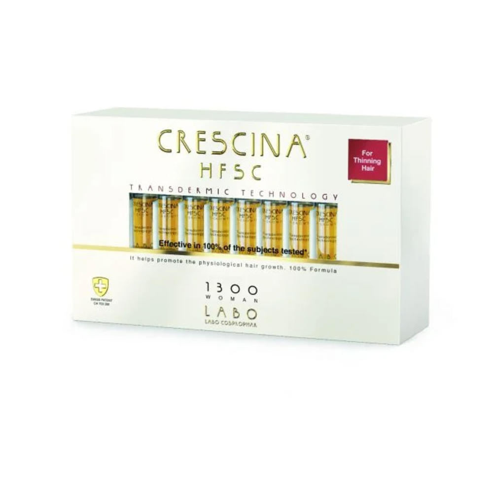 Crescina Hfsc Transdermic Complete Treatment 1300 Women Vials, 20 Pieces
