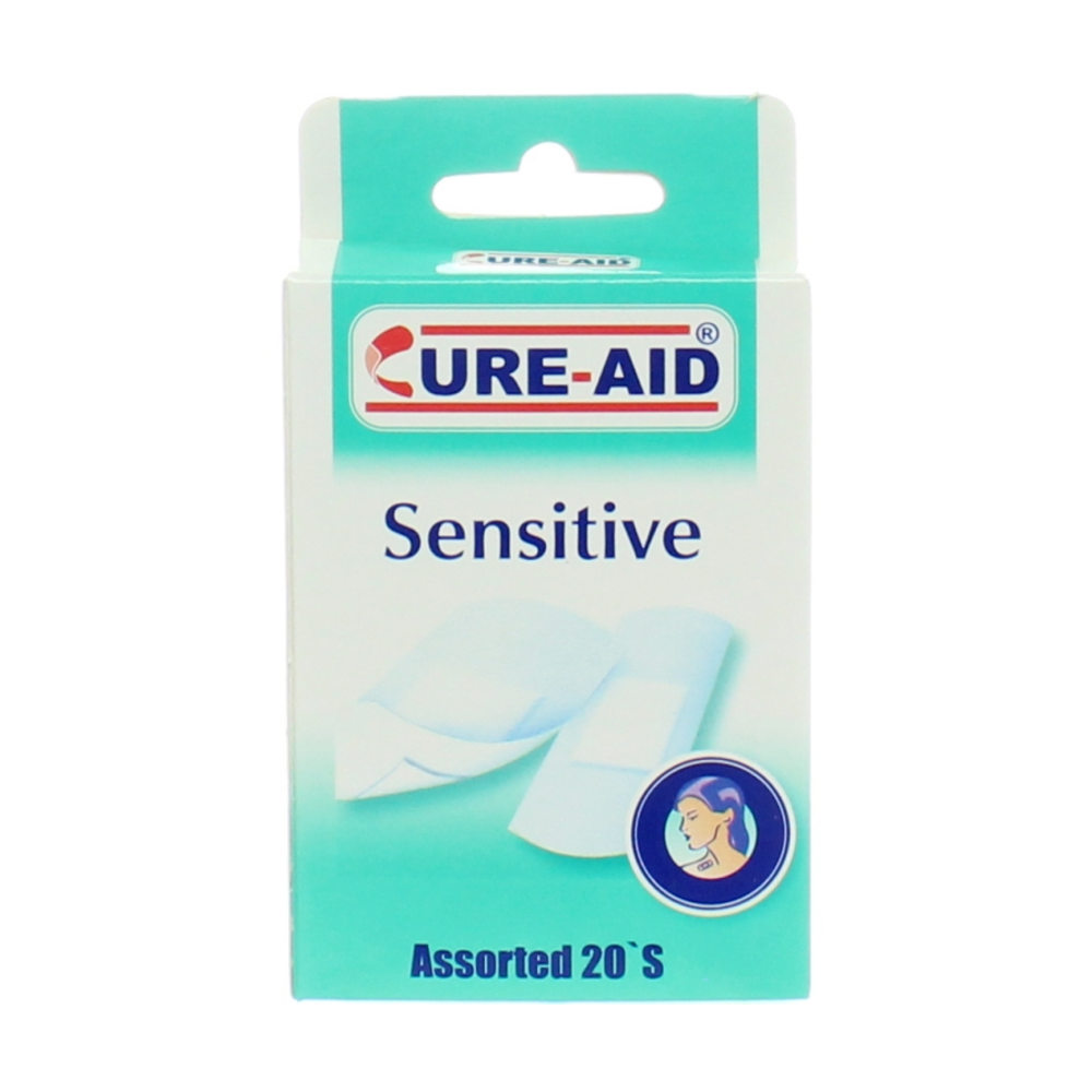 Cure-Aid Sensitive Plasters, 20 Plasters