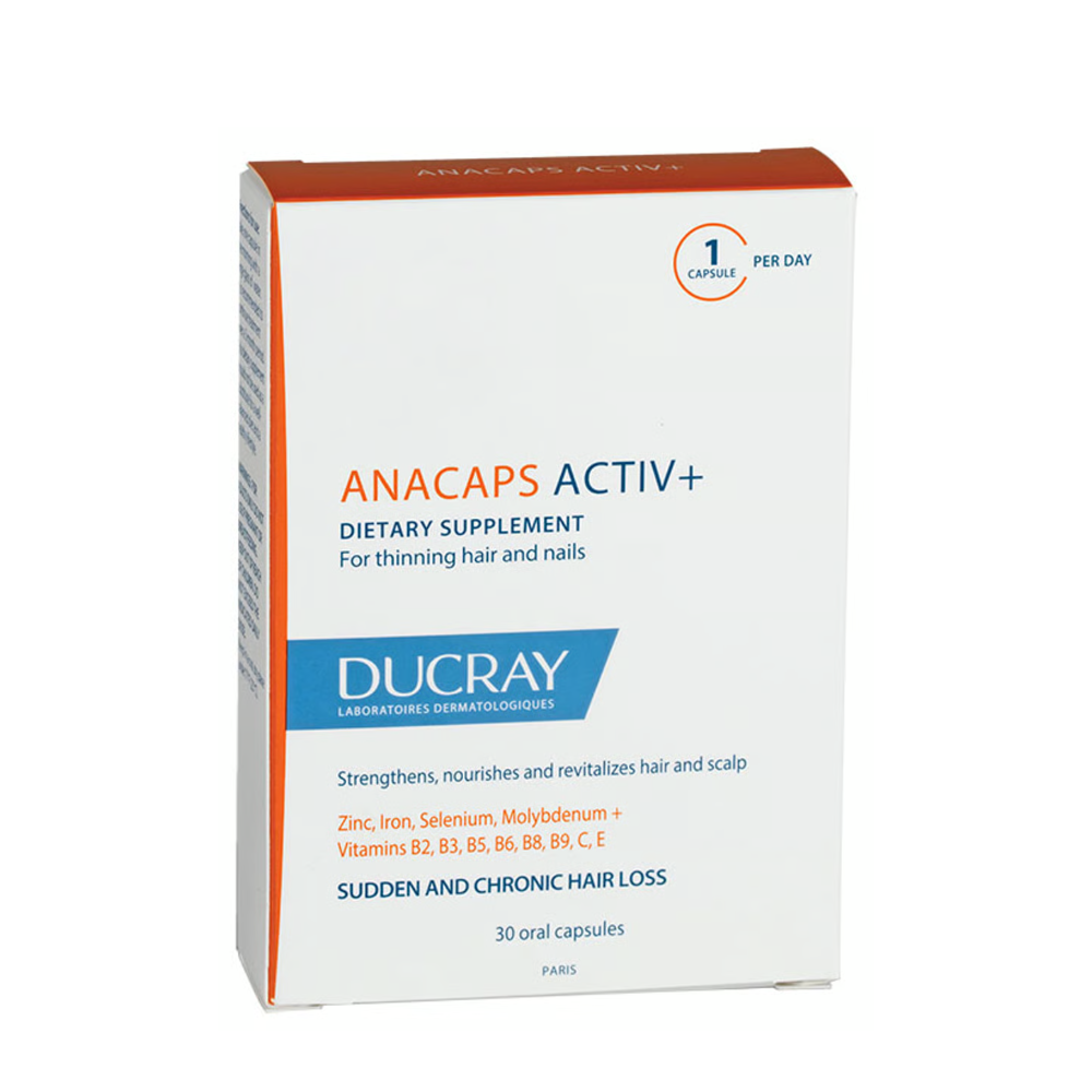 Ducray Anacaps Activ+ Capsules 30�S