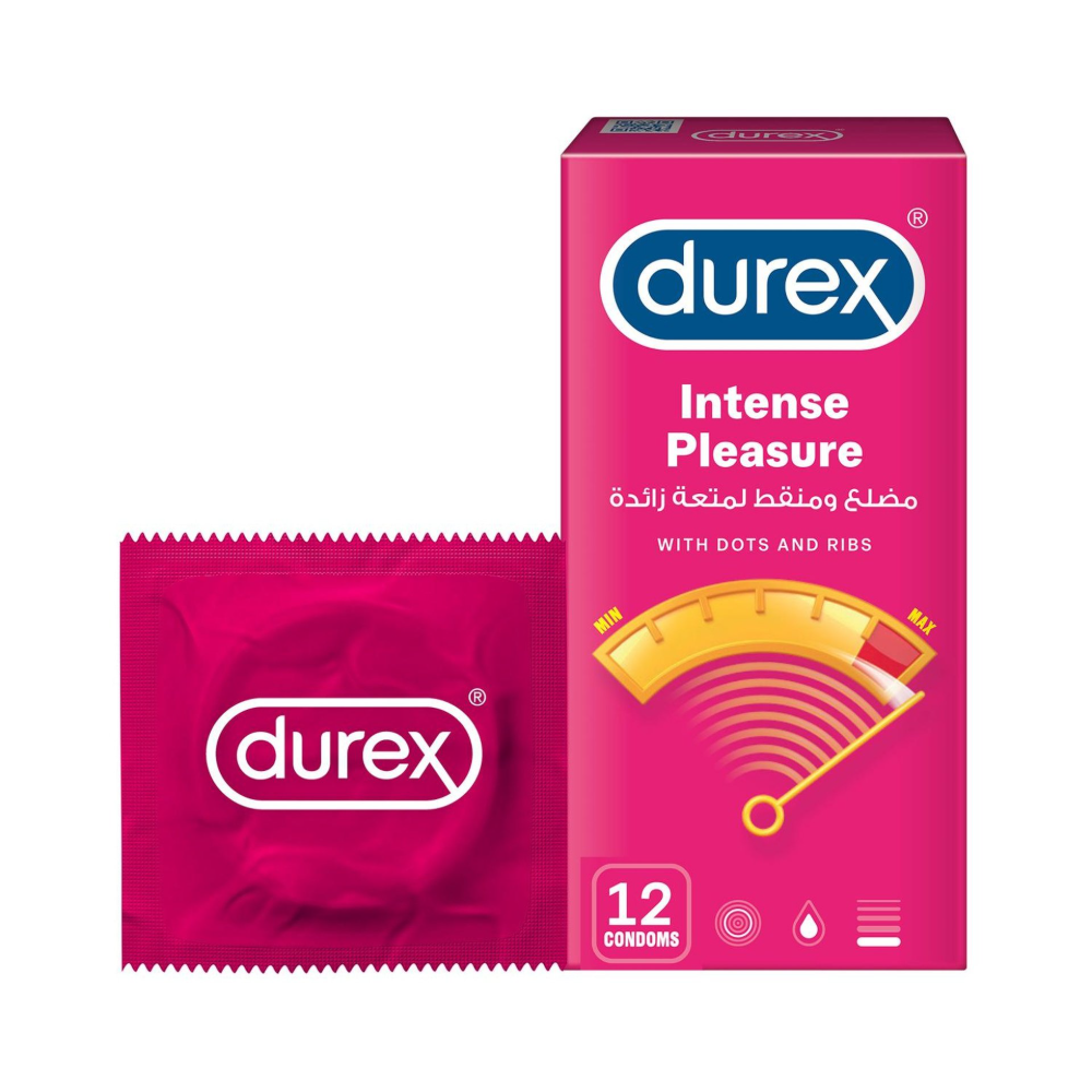 Durex Intense Pleasure Condoms 12s