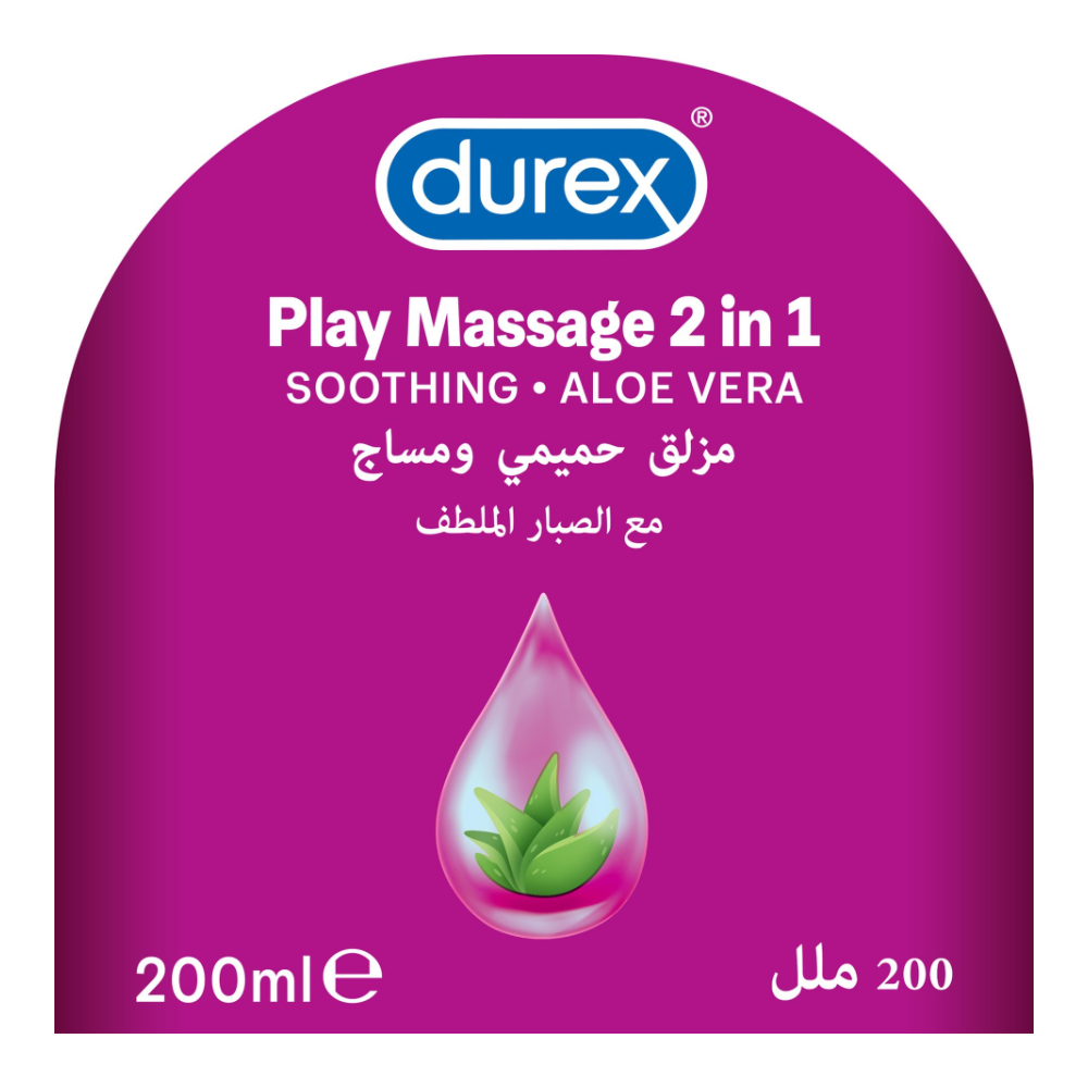 Durex Play 2 In 1 Soothing Aloe Vera Gel 200Ml