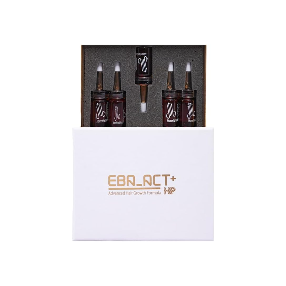 Eba-Act+ Intensive Hair & Scalp Treatment Serum Vials, 5 x 10ml