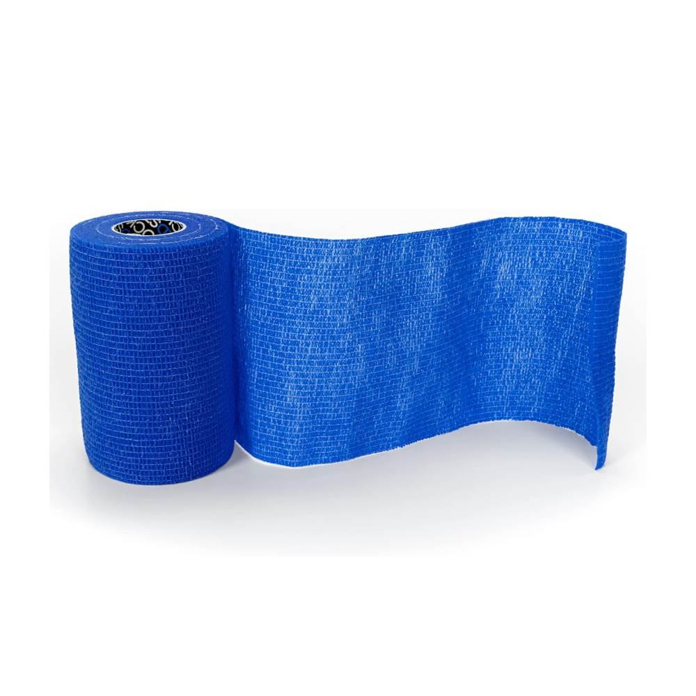 Euromed Cohesive Bandage 10Cm Blue 1"S