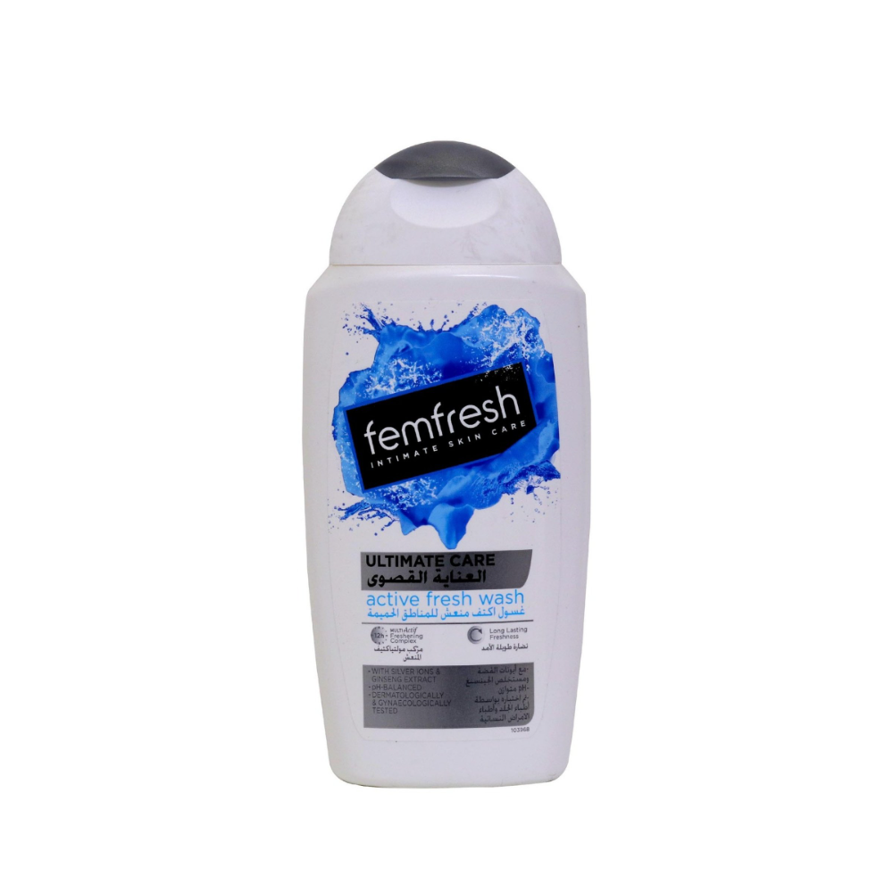 Femfresh Ultimate Care Fresh Intimate Wash 250ml – pH-Balanced Daily Feminine Hygiene