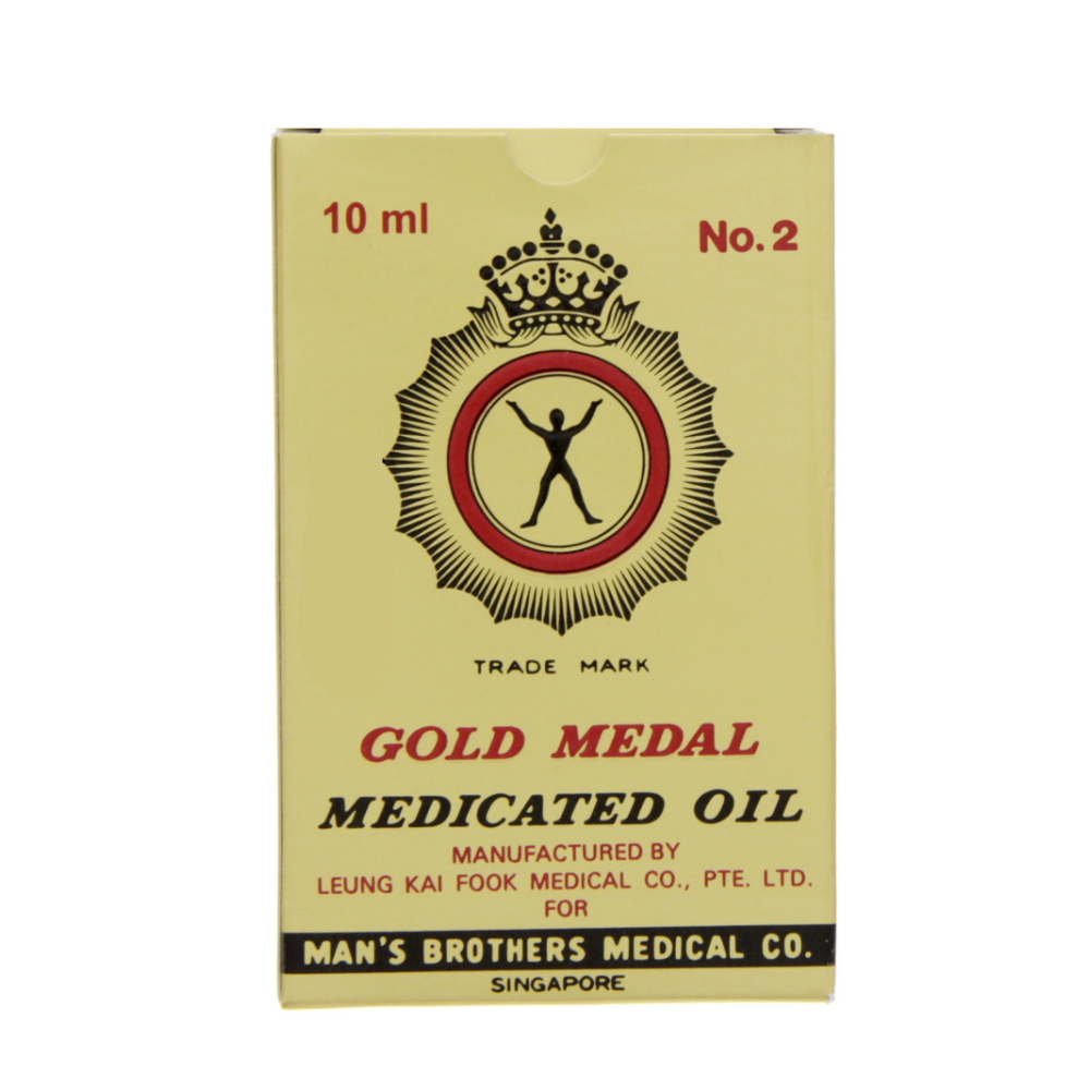 Gold Medal Medicated Oil 10ml – Relief for Headache, Cold & Muscle Pain