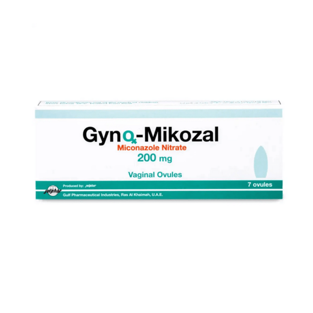 Gynomikozal 200mg Miconazole Vaginal Ovules – 7-Day Yeast Infection Treatment