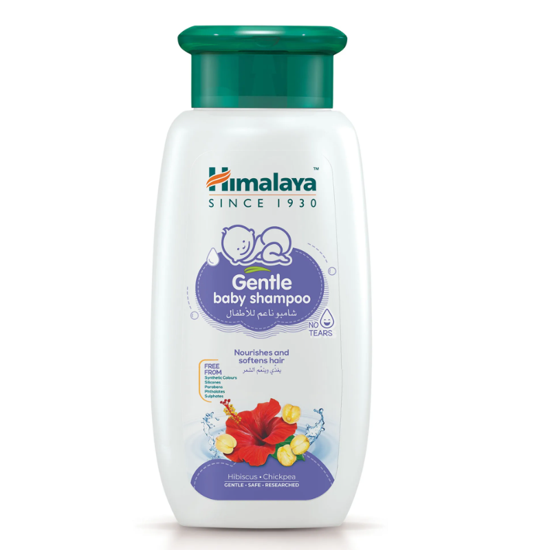 Himalaya Gentle Baby Shampoo 400ml – Tear-Free Herbal Formula with Hibiscus & Chickpea
