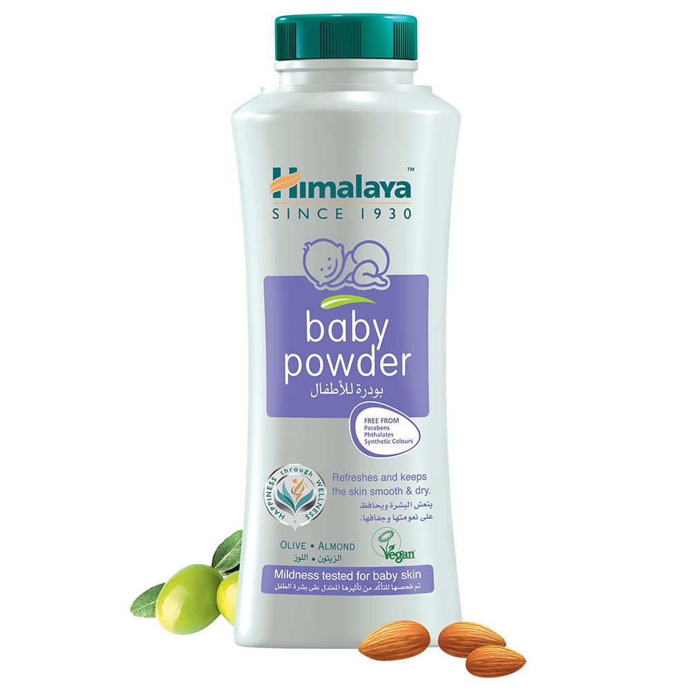 Himalaya Olive-Almond Baby Powder, 100G