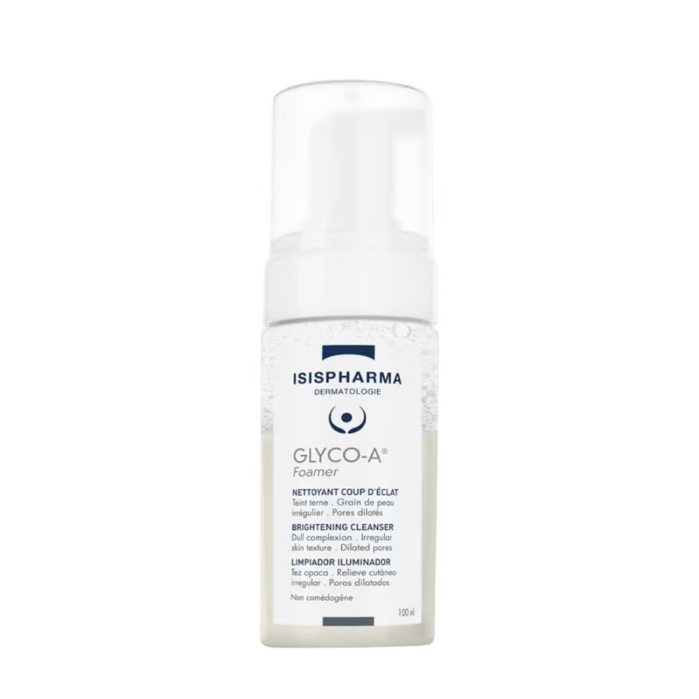 ISIS Pharma Glyco A Foaming Cleanser with Glycolic Acid for Skin Renewal & Radiance, 100ml