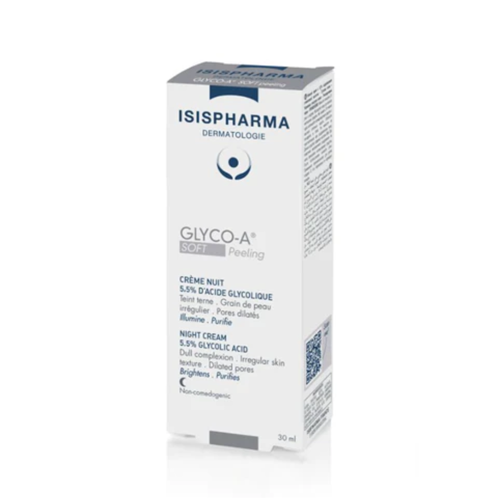 ISIS Glyco A Medium Glycolic Acid Peeling Cream for Skin Renewal & Radiance, 30ml