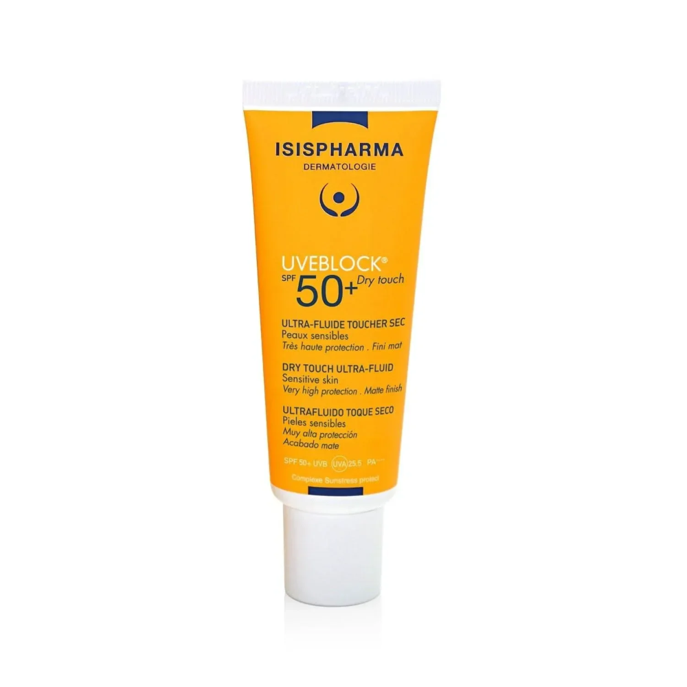 ISIS Pharma Uve Block SPF 50 Dry Touch Fluid Sunscreen for Oily & Combination Skin, 40ml